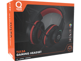 QWARE Casque gamer Tulsa Rouge (QW GMH-36RD)