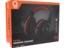 Charger l&#39;image dans la galerie, QWARE Casque gamer Tulsa Rouge (QW GMH-36RD)
