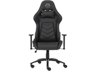 QWARE Chaise gamer Alpha Noir (QW GS-375BL) Chaise gaming Noir