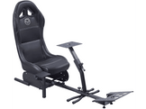 QWARE Chaise pour simulateur racing Noir (QW RS-500BL) Chaise gaming Noir