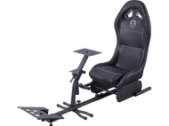 QWARE Chaise pour simulateur racing Noir (QW RS-500BL) Chaise gaming Noir