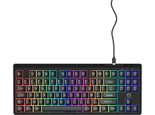 Charger l&#39;image dans la galerie, QWARE Clavier de gaming Jacksonville TKL membrane AZERTY Noir (QW GMK-6500BE)
