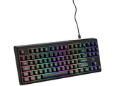 QWARE Clavier de gaming Jacksonville TKL membrane AZERTY Noir (QW GMK-6500BE)