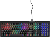 QWARE Clavier de gaming Philadelphia AZERTY Noir (QW GMK-6550BE) Filaire Clavier de gaming Noir