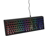 QWARE Clavier de gaming Philadelphia AZERTY Noir (QW GMK-6550BE) Filaire Clavier de gaming Noir