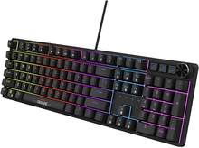 Charger l&#39;image dans la galerie, QWARE Clavier gaming Daytona AZERTY Noir (GMK-7600BE)
