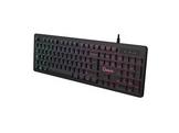 QWARE Clavier Kingston AZERTY Noir (PCK-048BL)
