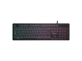 QWARE Clavier Kingston AZERTY Noir (PCK-048BL)