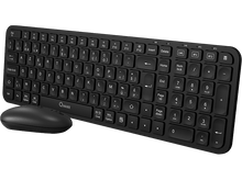 Charger l&#39;image dans la galerie, QWARE Clavier sans fil + souris Coldfield AZERTY Noir (QW PCB-328BL)
