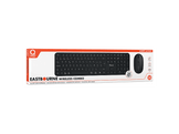 QWARE Clavier sans fil + souris Eastbourne AZERTY Noir (QW PCB-368BL)