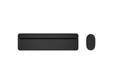 QWARE Clavier sans fil + souris Eastbourne AZERTY Noir (QW PCB-368BL)
