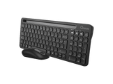 QWARE Clavier sans fil + souris Florence AZERTY Noir (PCB-398BL) Sans fil Clavier sans fil + souris Noir