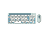 QWARE Clavier sans fil + souris Florence AZERTY Noir (PCB-398GN)