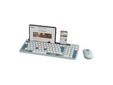 QWARE Clavier sans fil + souris Florence AZERTY Noir (PCB-398GN)