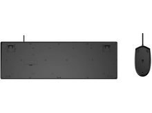 Charger l&#39;image dans la galerie, Un clavier et une souris noirs vus de dessus, sur fond blanc.
