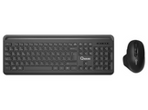 QWARE Clavier sans fil + souris Rotherham AZERTY Noir (QW PCB-378BL)
