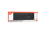 QWARE Clavier sans fil Swindon AZERTY Noir (PCK-118BL)