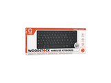 QWARE Clavier sans fil Woodstock AZERTY Noir (PCK-508BL)