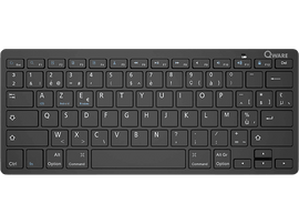 QWARE Clavier sans fil Woodstock AZERTY Noir (PCK-508BL)