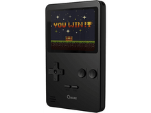 Charger l&#39;image dans la galerie, Une console de jeu portable noire affichant un écran de jeu avec le texte &#39;YOU WIN!&#39;.
