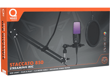 Charger l&#39;image dans la galerie, QWARE Microphone gaming PC Staccato Noir (QW-GMI-850)
