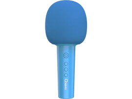 QWARE Microphone Karaoké Bleu (QW SND-KM50BU) Microphone Bleu