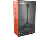 QWARE Microphone pour Streaming Ancora 005 RGB Noir (GMI-005)