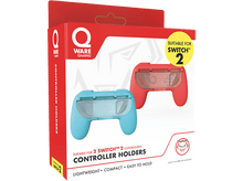 Charger l&#39;image dans la galerie, Une boîte pour une manette de jeu, rouge et bleue, avec le logo Switch.
