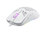 QWARE Norfolk Souris gaming Blanc