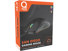 Charger l&#39;image dans la galerie, QWARE Souris gaming San Diego Noir (QW GMM-6150)
