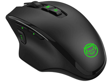 Charger l&#39;image dans la galerie, QWARE Souris gamer sans fil Laser Fresno RGB Noir (GMM-5880)
