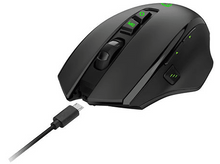Charger l&#39;image dans la galerie, QWARE Souris gaming sans fil Laser Fresno RGB Noir (GMM-5880)
