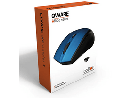 QWARE Souris sans fil Bolton Bleu (QW PCM-130BU)