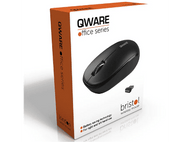 QWARE Souris sans fil Bristol Noir (QW PCM-110BL)