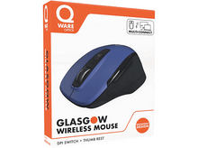 Charger l&#39;image dans la galerie, QWARE Souris sans fil Glascow Bleu (QW PCM-220BU)
