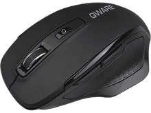 Charger l&#39;image dans la galerie, QWARE Souris sans fil Glascow Noir (QW PCM-220)
