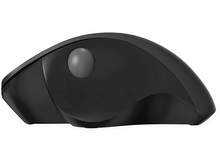 Charger l&#39;image dans la galerie, Souris ergonomique noire avec trackball grise.
