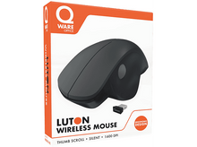 Charger l&#39;image dans la galerie, QWARE Souris sans fil Luton Noir (PCM-250BL)
