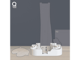 QWARE Station de refroidissement et charge PlayStation 5 Blanc (QW PS5-5007DL)