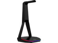 QWARE Support Mesa pour Casque Audio Noir Noir Support Casque audio