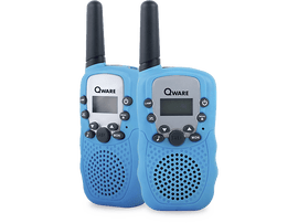 QWARE Talkie-Walkie Set Bleu (QW SND-WT335BU)