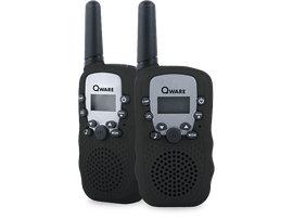 QWARE Talkie-Walkie Set Noir (QW SND-WT335BL) Talkie-Walkie Noir
