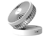 QWARE Ventilateur mini de bureau portable Blanc (QW SND-FD75WH)