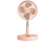 QWARE Ventilateur mini de bureau portable Rose (QW SND-FD75PK)