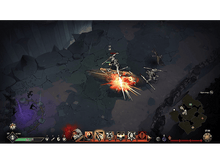 Charger l&#39;image dans la galerie, Vue de dessus d&#39;une scène de jeu. Personnages combattant, explosions et détails de la carte sont visibles.
