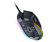 Charger l&#39;image dans la galerie, Une souris de jeu Razer Basilisk 35K avec éclairage RVB, vue de dessous.
