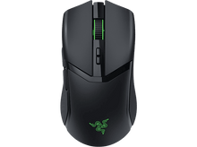 Charger l&#39;image dans la galerie, Souris gaming Razer noire. Elle possède une molette verte et le logo Razer.
