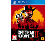 Charger l&#39;image dans la galerie, Couverture du jeu: Homme avec arme, fond rouge. Titre: Red Dead Redemption II.
