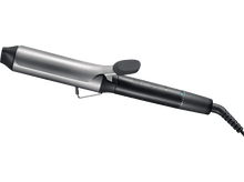 Charger l&#39;image dans la galerie, Fer à friser Remington, argent et noir, avec un cordon d&#39;alimentation.
