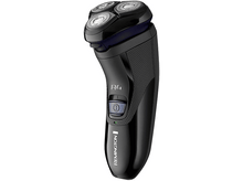 Charger l&#39;image dans la galerie, Un rasoir électrique Remington R4 noir. Il a trois têtes rotatives, un bouton d&#39;alimentation et une lumière verte.
